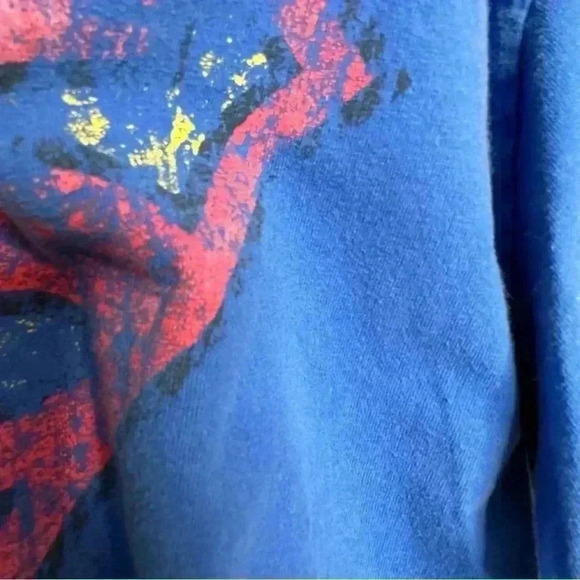 NTD Apparel Superman T-Shirt Blue / Red / Yellow Size Large - Picture 7 of 16